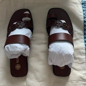 Brown, Toe Strap Tory Burch Sandals